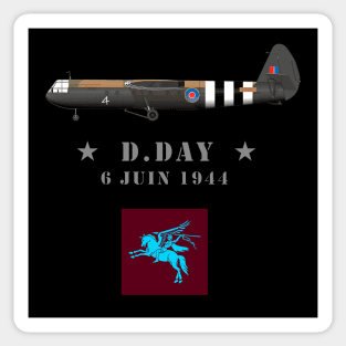 British Airborne Horsa World War II D-Day Sticker